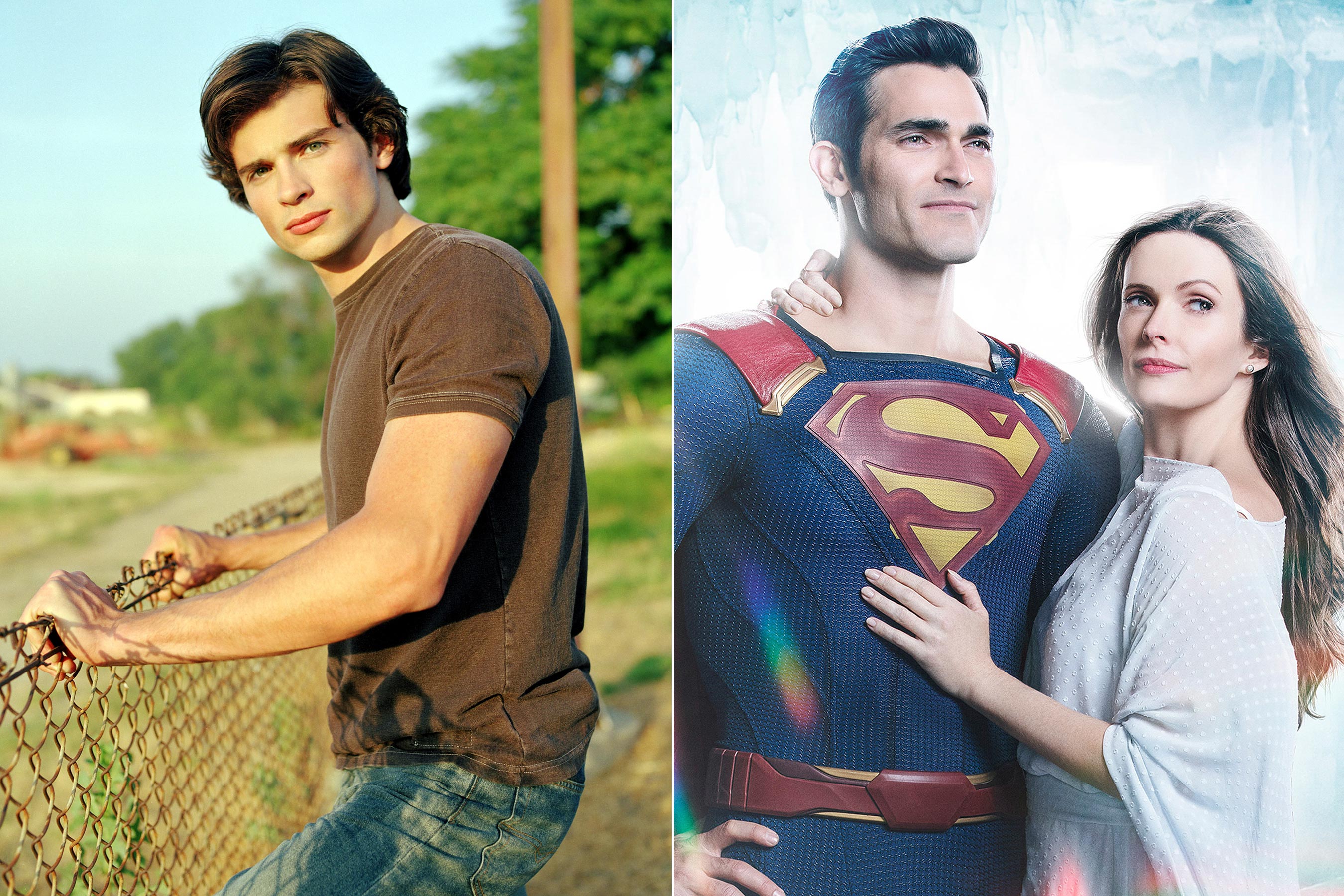 Superman De Smallville Conoce Al De Supergirl En Grabaciones Del Mega Crossover De Dc Comics Tv Y Espectaculo Biobiochile