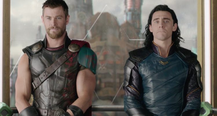 Chris Hemsworth y Tom Hiddleston en “Thor: Ragnarok” (2017)