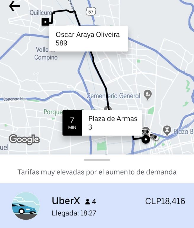 Captura | Uber
