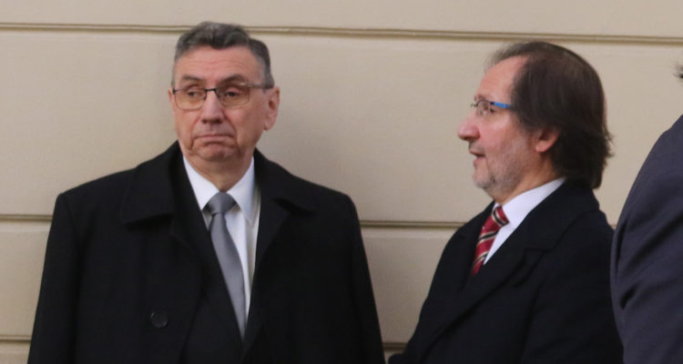 Juez Llanos a la izquierda de la imagen | AgenciaUNO