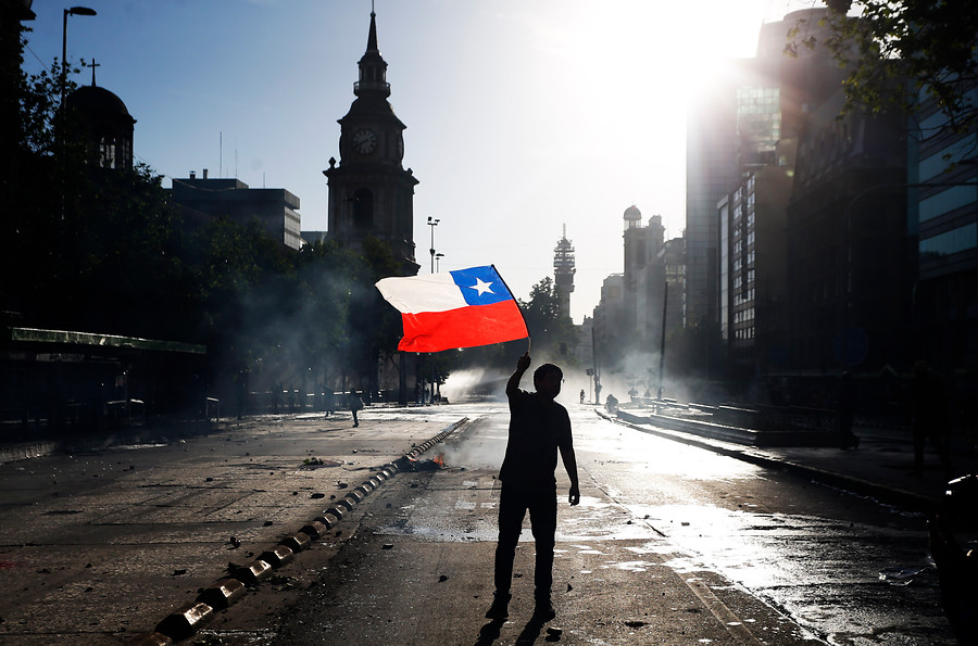 Marcha en Santiago | Cristóbal Escobar | Agencia Uno