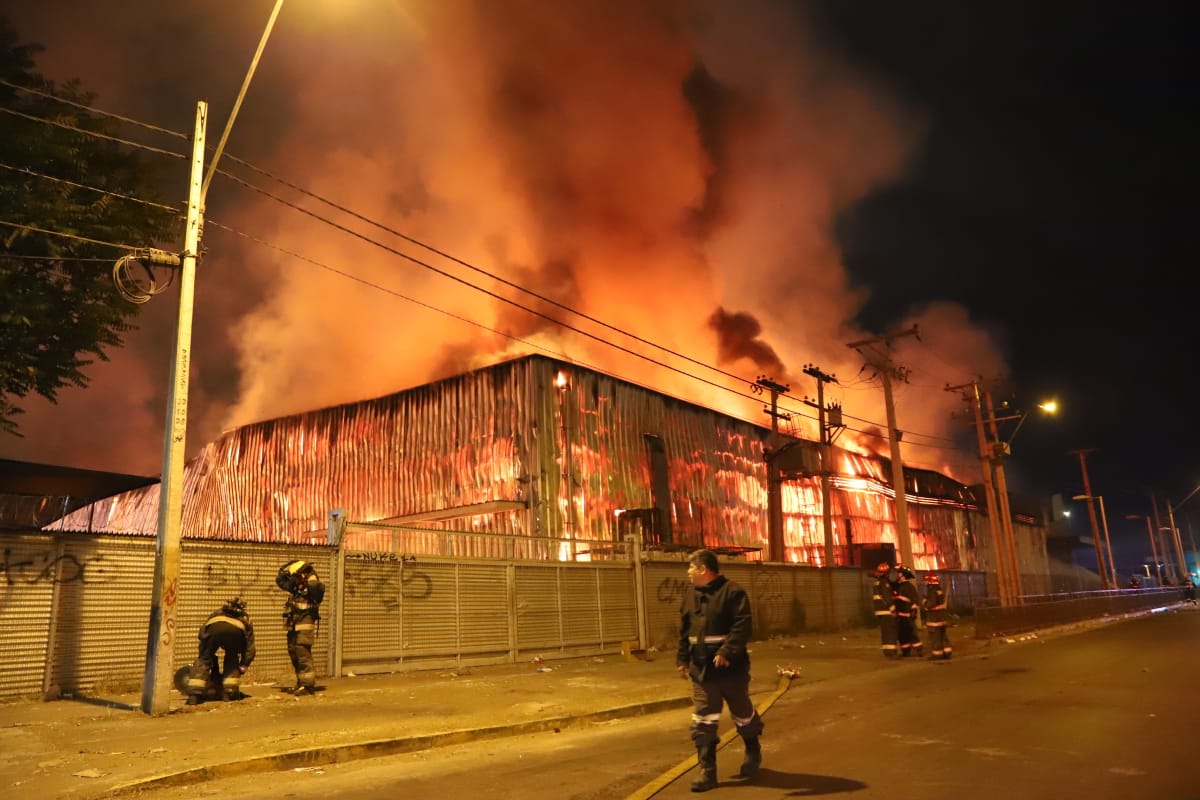 Incendio en Central Mayorista