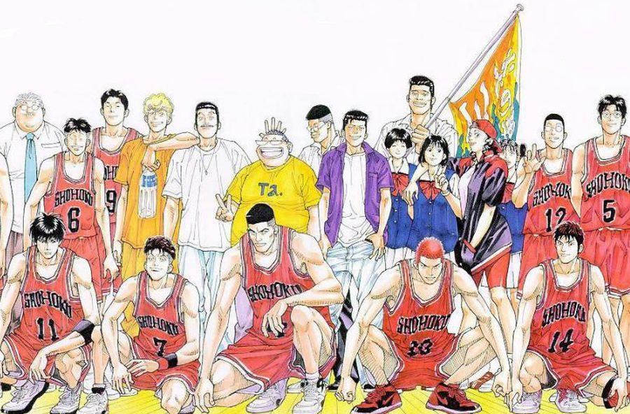 Foto final de Shohoku | Manga Slam Dunk