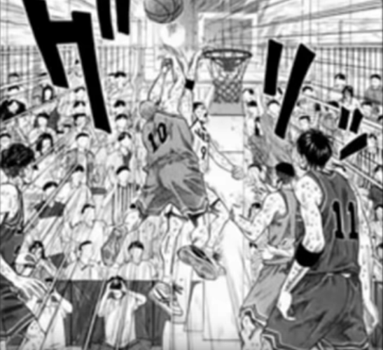 Shohoku vs Sannoh | Manga Slam Dunk