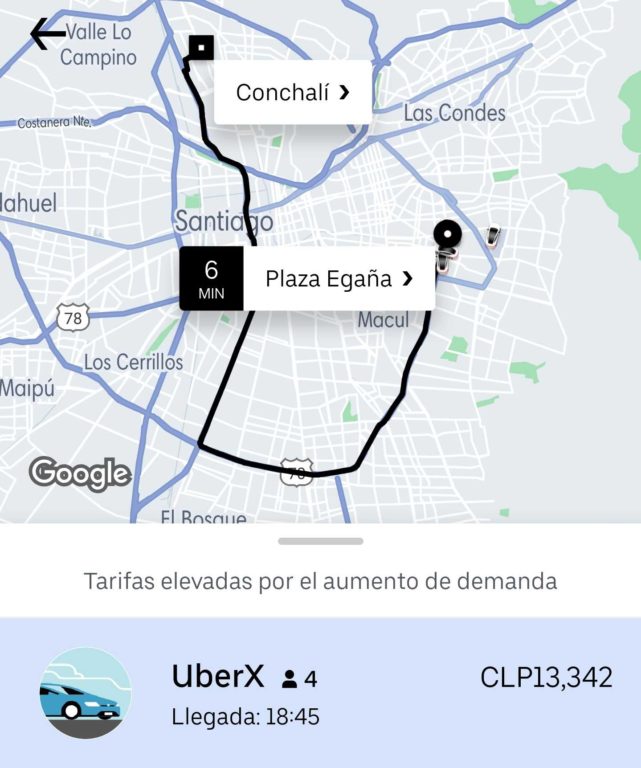 Captura | Uber