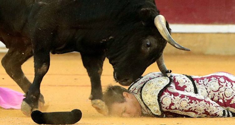 Mariano de la Viña en el suelo |  Javier Cebollada