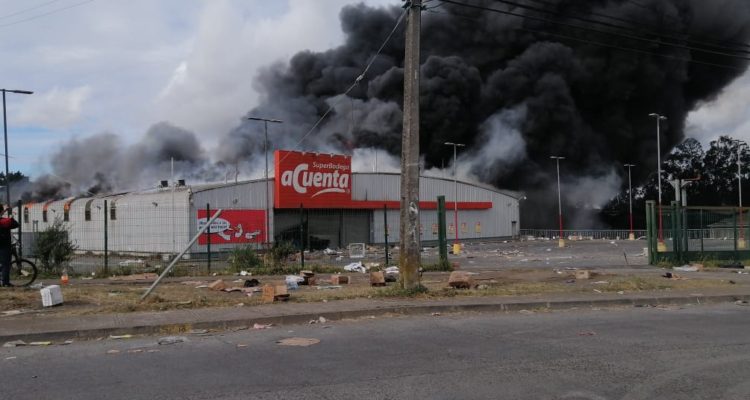 Incendio Acuenta San Pedro de la Paz | Cedida a BBCL