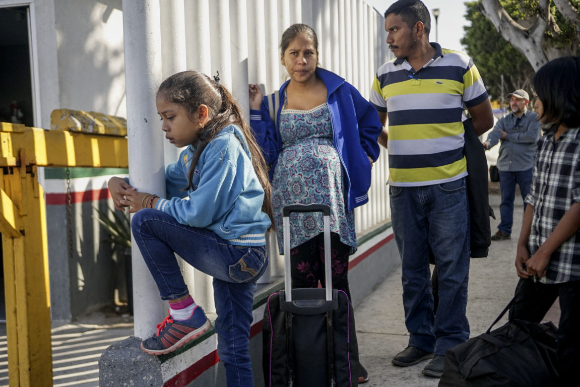 Inmigrantes hondureños / SANDY HUFFAKER / AFP