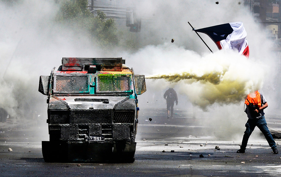 Incidentes cerca del Congreso Nacional | Pablo Ovalle | Agencia Uno