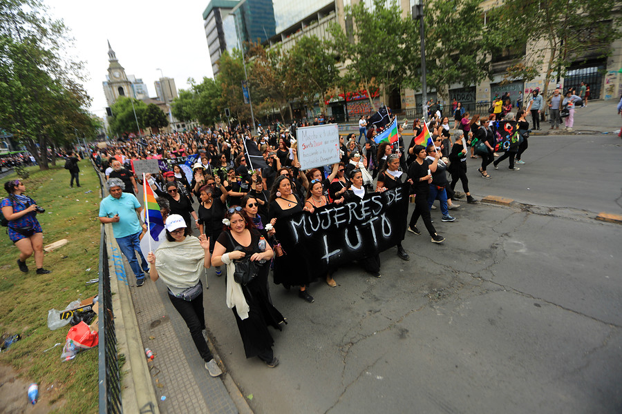 Marcha de Mujeres de luto | Jose Francisco Zuñiga | Agencia Uno