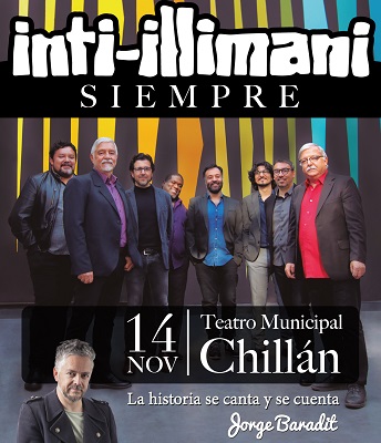 Afiche Inti illimani, Chillán 