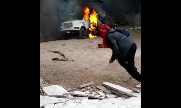 Encapuchados atacan cuartel de Tejas Verdes | Ejército | Twitter