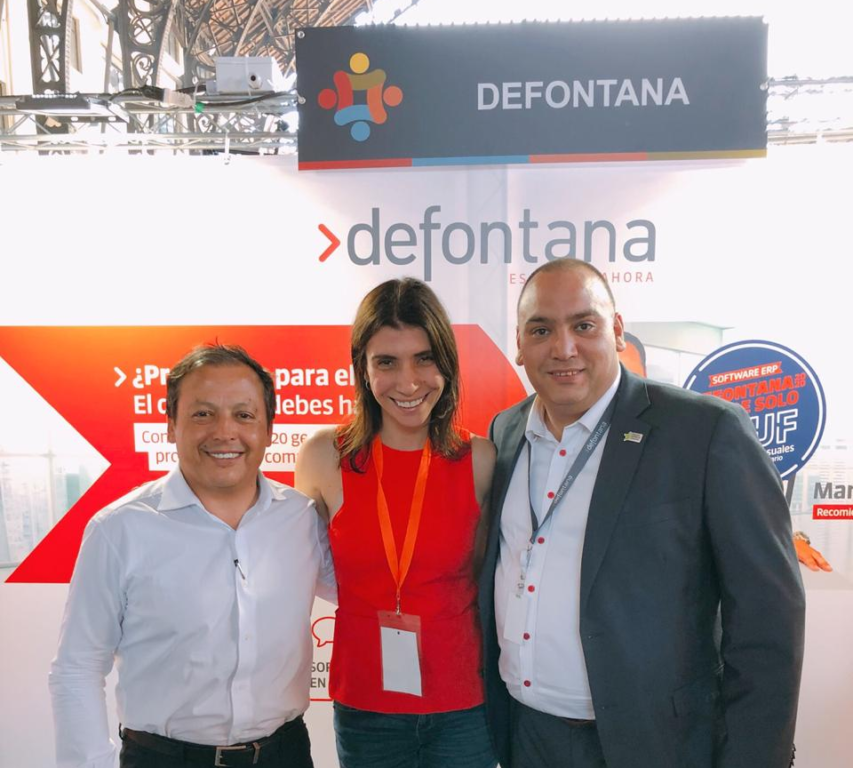 I a D: Marcelo Guital (CEO Guital&Partners), Alejandra Mustakis (Presidenta ASECH), Eduardo Alcérreca (Gerente de Marketing - Defontana)