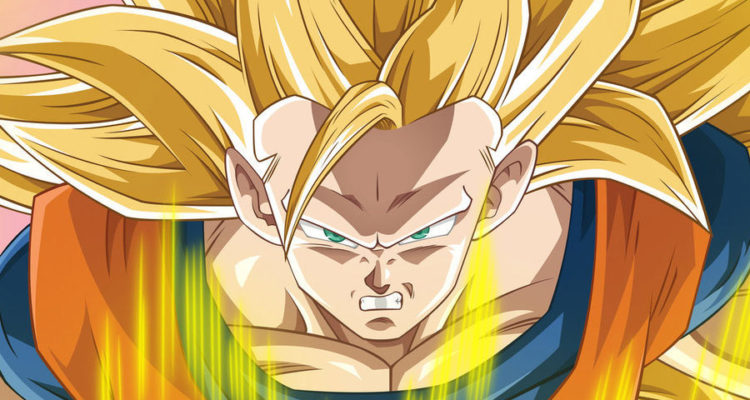 A primeira versão do Goku transformado em Super Saiyajin 3, desenhada por  Akira Toriyama, tinha cabelo curto, rabo dourado, e sobrancelha raspada.  Comenta e deixa o like! QNERDACADEMYY - iFunny Brazil