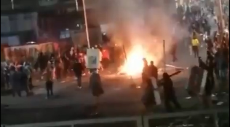 Desmanes en Iquique | Captura de video