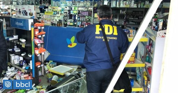 PDI indaga alunizaje en farmacia de Puerto Montt: delincuentes sustrajeron caja fuerte - BioBioChile