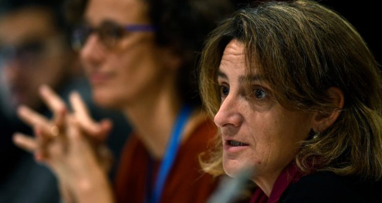 Teresa Ribera | Oscar del Pozo | Agence France-Presse