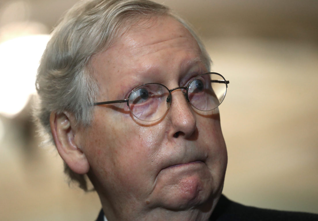 Mitch McConnell, lider republicano / AFP