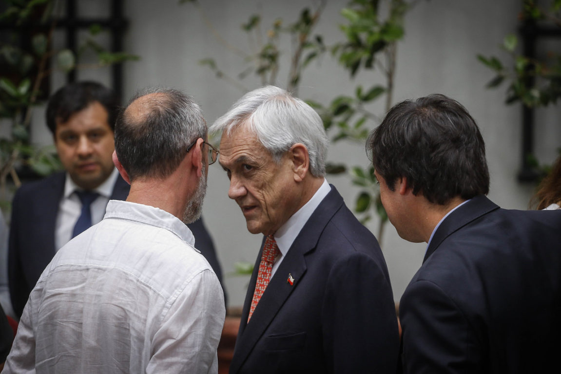 5 de Noviembre de 2019 | El presidente de la Republica, Sebastián Piñera, habla tras reunirse con las PYME | Agencia UNO