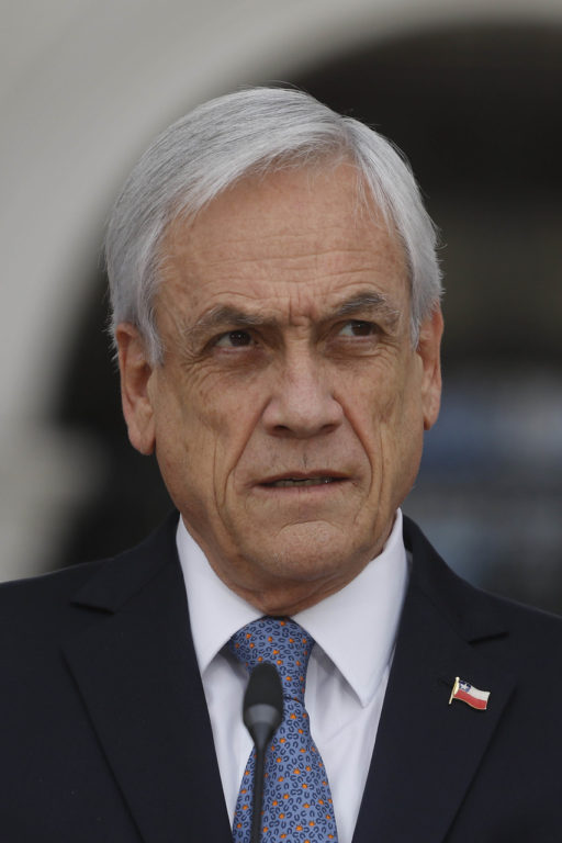 27 de Noviembre de 2019 |  Sebastian Piñera habla sobre las medidas tomadas para reforzar el trabajo de Carabineros en las calles, en el marco de las manifestaciones sociales | Agencia UNO