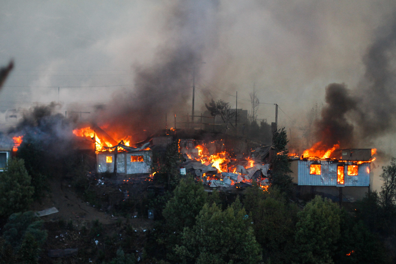 Incendio Valparaíso | Cristobal Basaure | AgenciaUNO