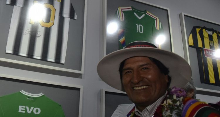 Evo Morales en la inauguración de su museo en 2017 | Aizar Raldes | AFP