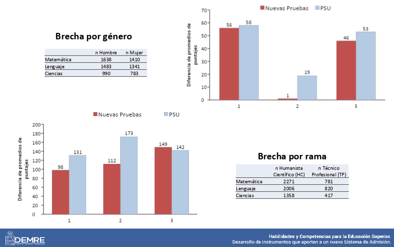 Brechas por género y rama