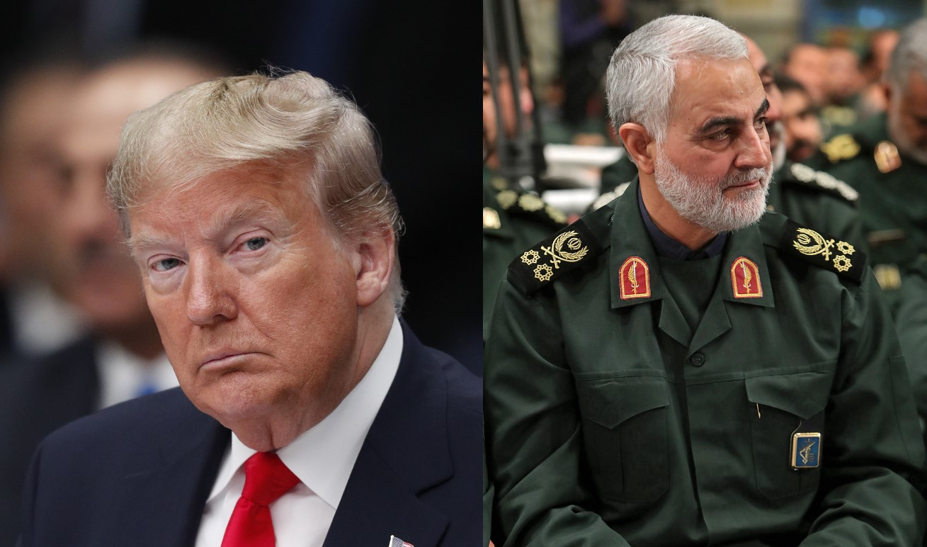 Donald Trump y Qasem Soleimani, | ARCHIVO | AFP