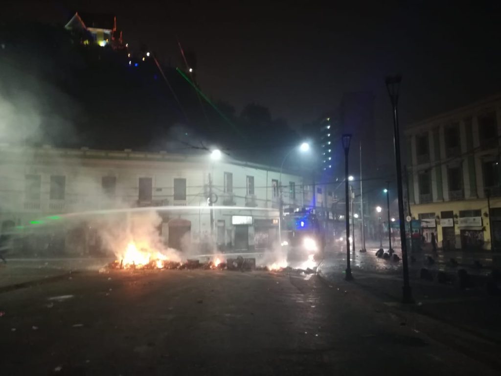 Incidentes en Valparaíso
