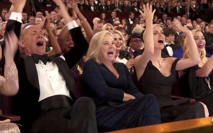 Audiencia protesta por corte al equipo de "Parasite" en los Óscar