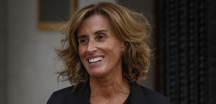 28 de febrero del 2020/SANTIAGO
La ex ministra de Educación, Marcela Cubillos, realiza un punto de prensa en el Palacio de la Moneda, tras renunciar a su cargo.
FOTO: SEBASTIAN BELTRAN GAETE/AGENCIAUNO