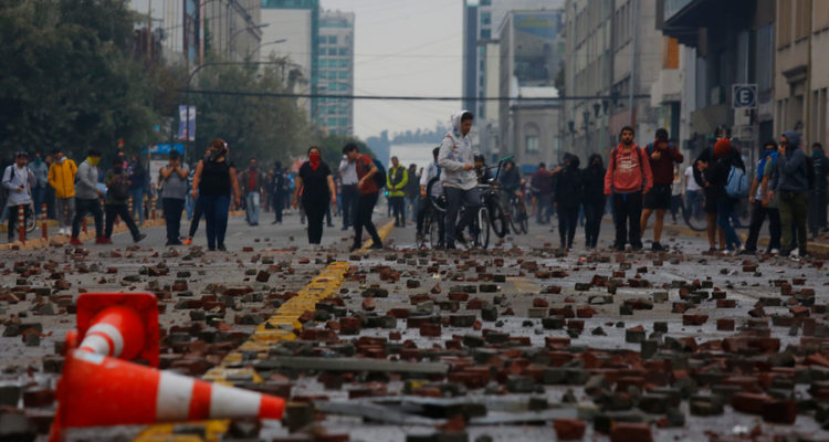 Disturbios en Concepción | Sebastián Brogca | Agencia UNO