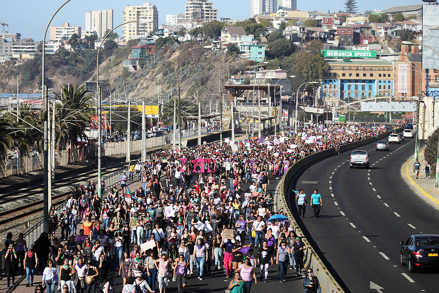 Marcha en Valparaíso | Agencia UNO