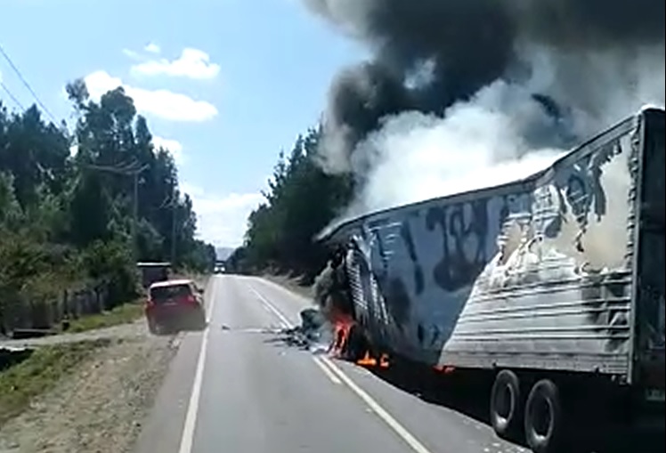 Ataque a camión en Cañete 