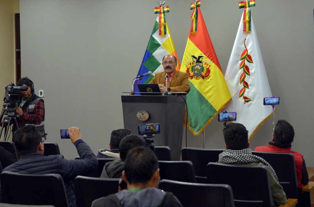 Ministro de Salud de Bolivia, Anibal Cruz | Agence France-Presse