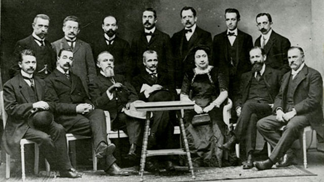 Eloisa Díaz y sus colegas