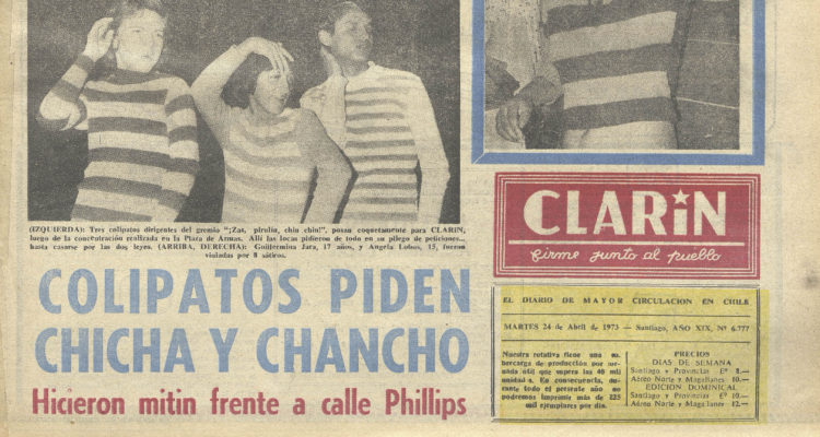 Portada “El Clarín” 24 de abril de 1973 | memoriachilena.gob.cl
