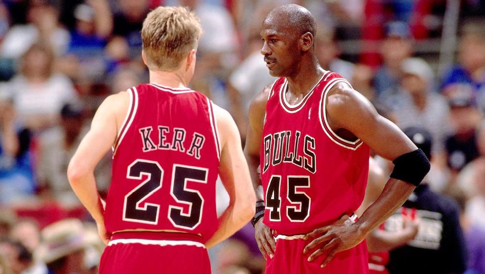 Jordan y Steve Kerr (Mundo Deportivo)