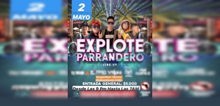 Publicidad del evento