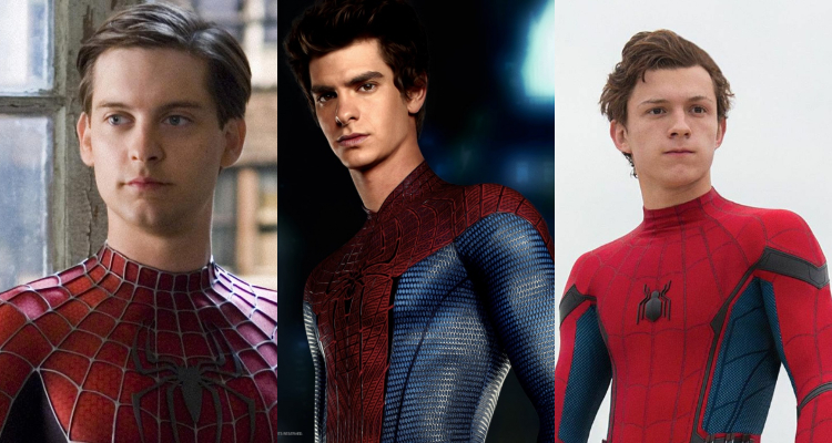 Tobey Maguire, Andrew Garfield y Tom Holland como Spider-Man | Sony