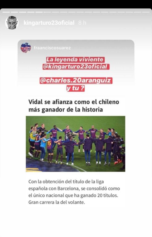 Instagram Arturo Vidal