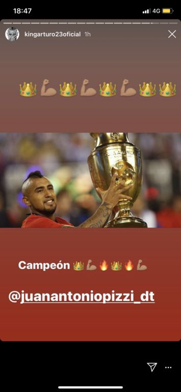 Arturo Vidal / Instagram