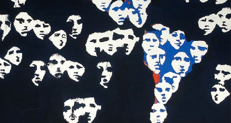 Detalle de “Sin título” (América), de Gracia Barrios, MNBA (c)