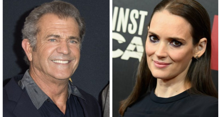Mel Gibson y Winona Ryder | Agence France Presse