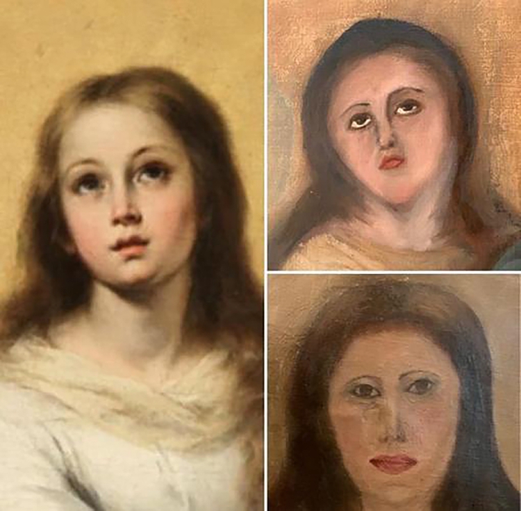 La "Inmaculada" de Murillo y sus fallidas restauraciones