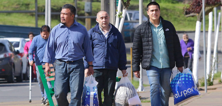 David Cid (al medio) | Agencia UNO