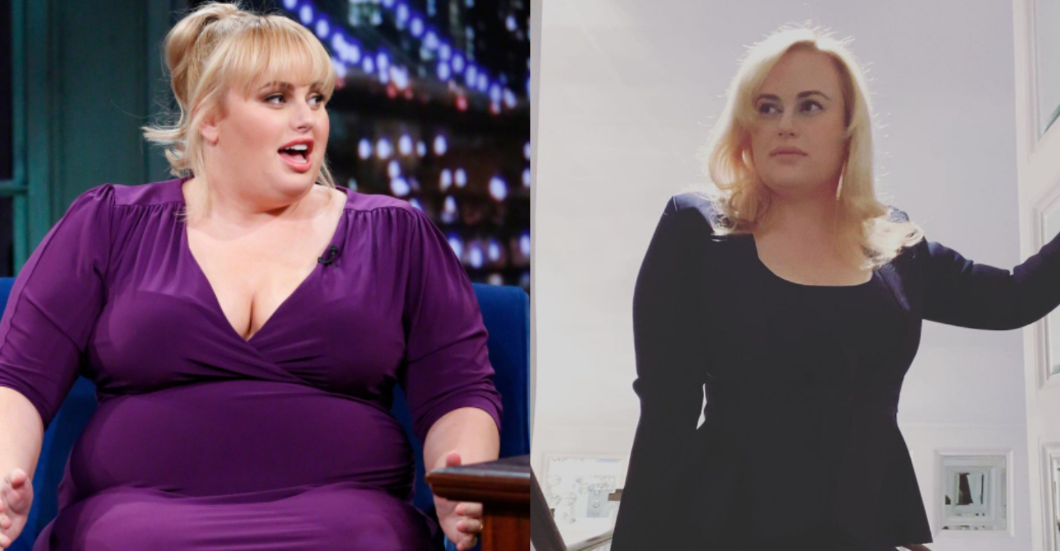 Rebel Wilson en 2013 y 2020