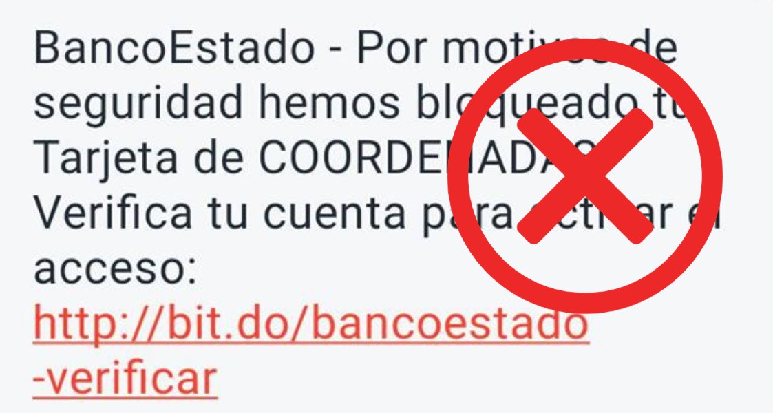 Captura de mensaje que busca estafar.