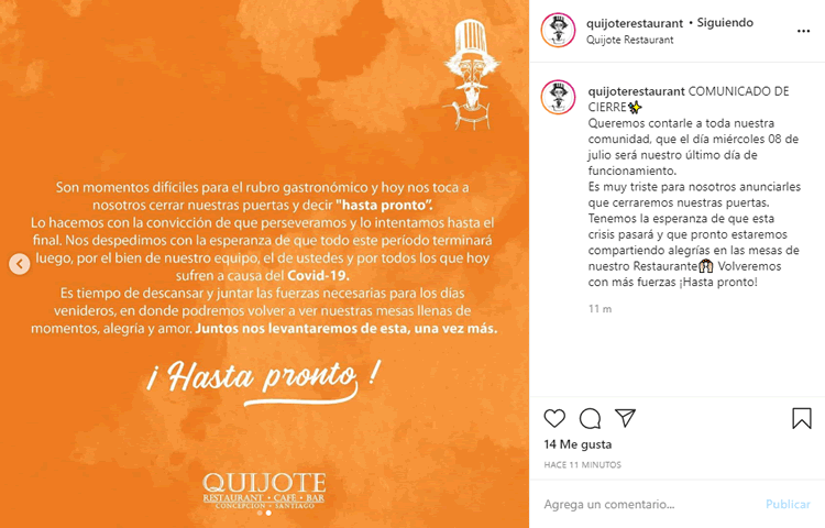 Quijote Restaurant | Instagram