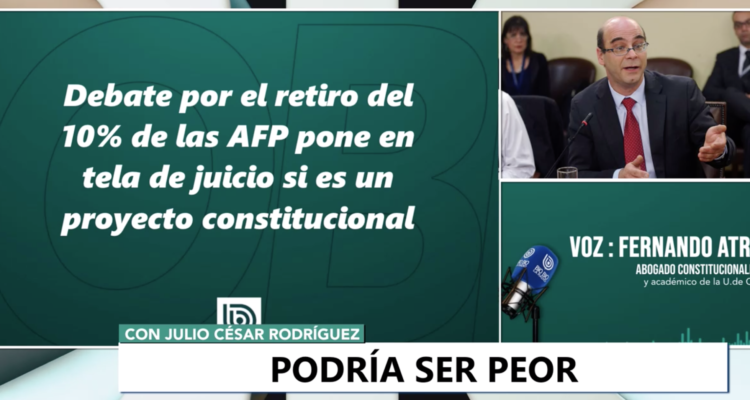 ¿Es inscontitucional el proyecto del retiro del 10% pensiones?